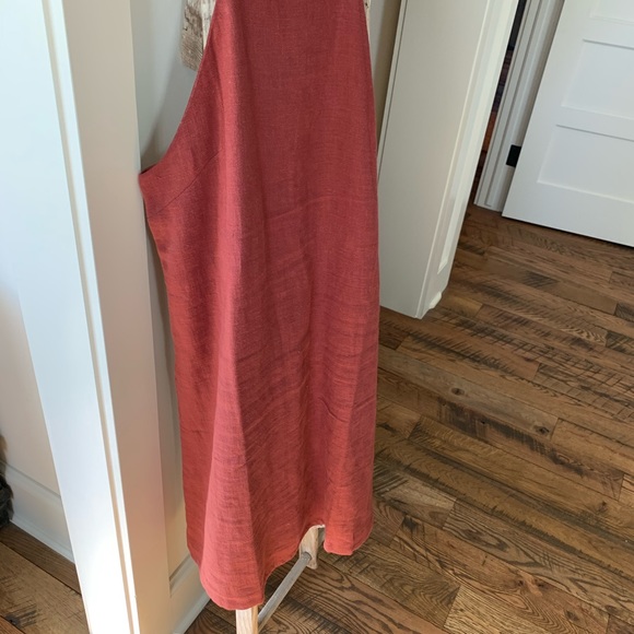 Mod Ref Rust Linen Dress - Picture 3 of 10